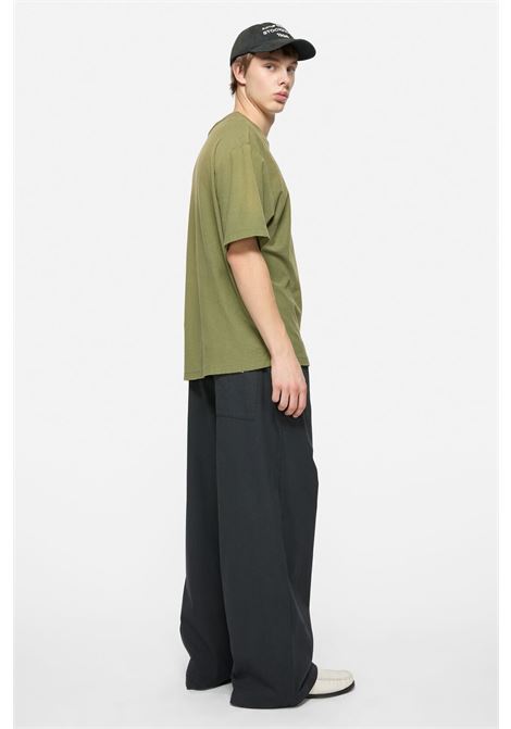 t-shirt logo relaxed fit unisex verde oliva ACNE STUDIOS | CL0196AB7